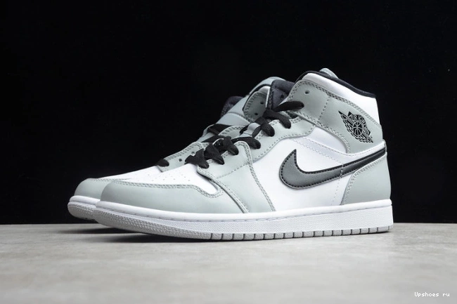 Mid Jordan 1 Smoke 554724-092 Light Grey 0719